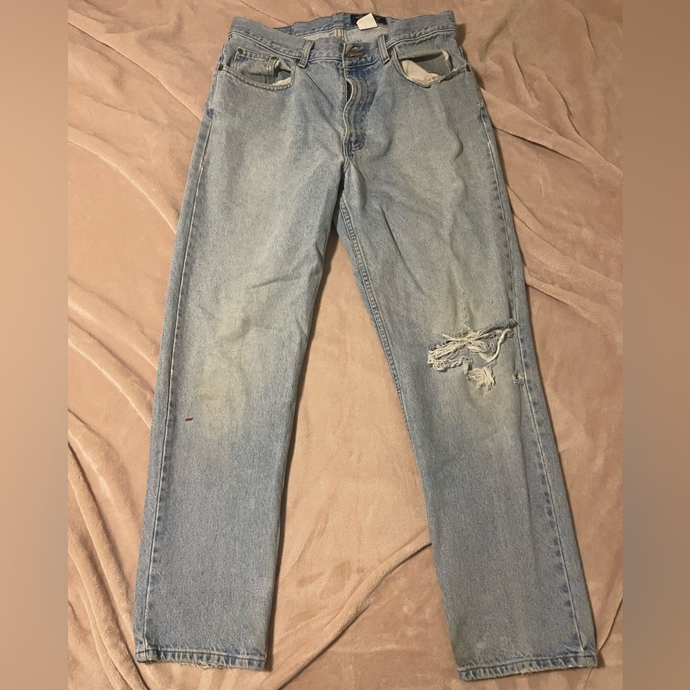 Eddie Bauer vintage distressed denim